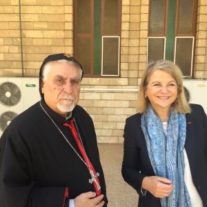 Avec l'Archevêque de Mossoul